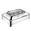 Nồi hâm buffet chữ nhật 9L sử dụng điện-CHA032