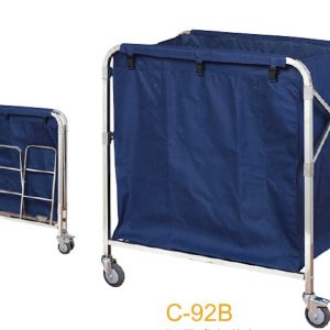 Xe chở hàng vải khung inox có thể gập lại-HKT030