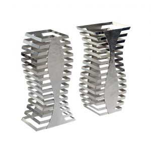 Đôn inox trưng bày quầy buffet-PED011