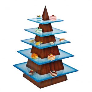 Kệ inox trưng bày thức ăn quầy buffet-MOD053