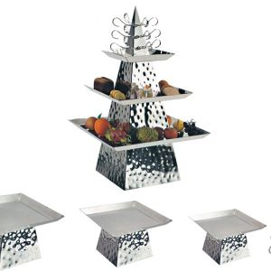 Kệ inox trưng bày thức ăn quầy buffet-MOD052