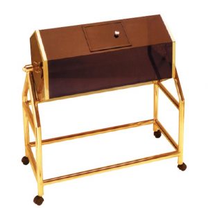 Lồng cầu quay inox chân đứng-LDB002