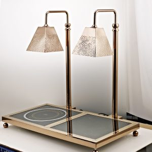 Đèn hâm nóng thức ăn 2 đầu đèn độc lập-WAL012