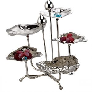 Kệ hoa sen inox trang trí quầy buffet-MOD034