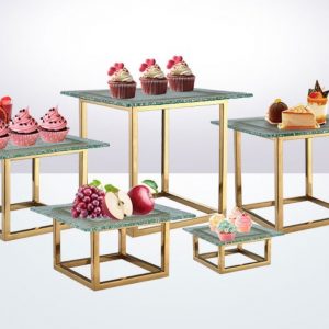 Mô hình inox trưng bày bánh quầy buffet-MOD093