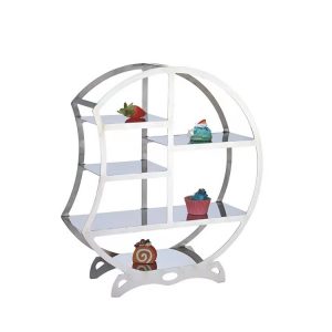 Kệ inox hình trái táo trưng bày bánh quầy buffet-MOD047