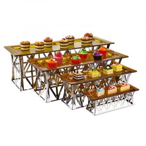 Mô hình inox trưng bày bánh quầy buffet-MOD094