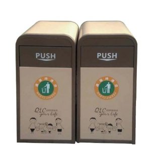 Thùng rác có nắp đóng tự động-DUS001