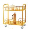 Xe chở đồ uống inox 2 tầng-TRO063