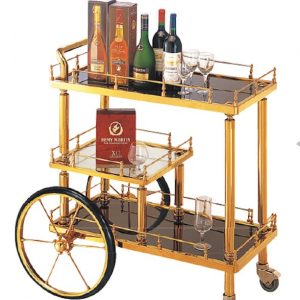 Xe chở đồ uống inox 3 tầng-TRO64