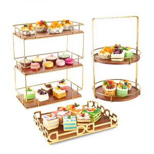 Mô hình inox trưng bày bánh quầy buffet-MOD096