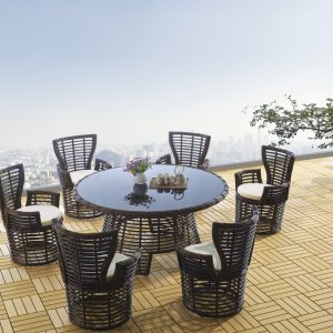 Bộ bàn ghế 6 chỗ sang trọng-PAT004