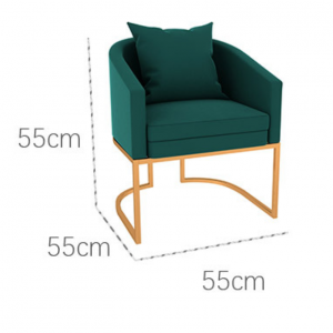 Ghế sofa đơn nệm bọc vải-SOF002