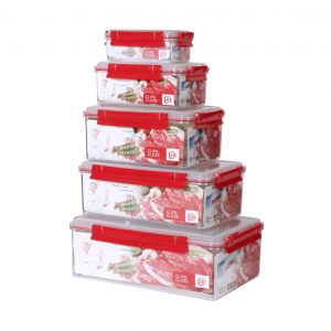 Bộ 5 hộp đựng thực phẩm-BEN004