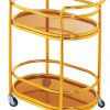 Xe chở đồ uống inox 2 tầng-TRO023