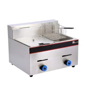 Bếp chiên nhúng đôi dùng gas-STO021
