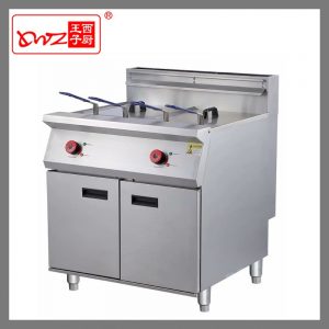Bếp chiên dầu 2 khay liền tủ-STO013