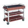 Xe phục vụ rượu bằng gỗ-TRO048
