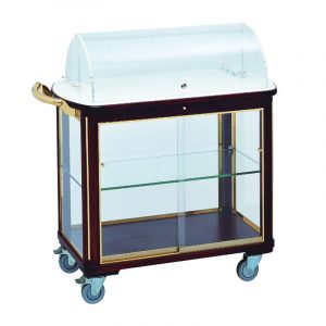 Xe phục vụ rượu bằng gỗ-TRO049