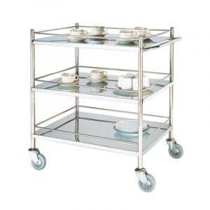 Xe phục vụ bằng inox-TRO039