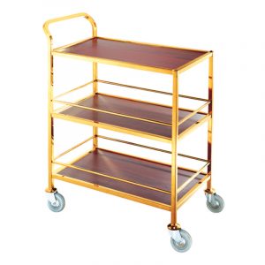 Xe phục vụ bằng inox-TRO038