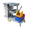 Xe dọn dẹp vệ sinh 1 túi lớn có nắp đậy-HKT001