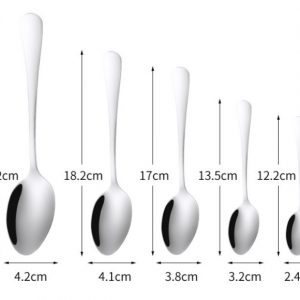 Bộ muỗng inox 5 cái-CUT039