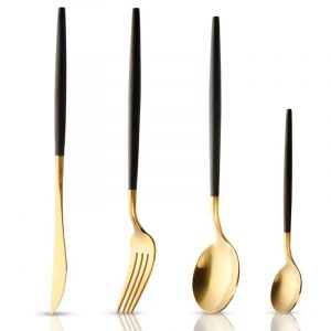 Bộ dao muỗng nĩa inox cao cấp 4 cái-CUT016