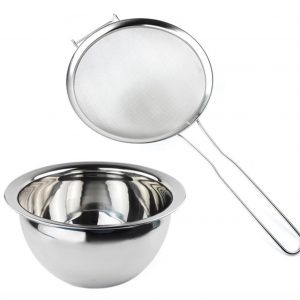 Bộ thố và rây inox cao cấp-INT023