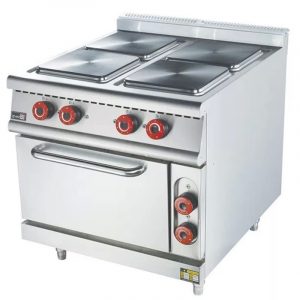 Bếp điện 4 mâm vuông kèm lò nướng-STO028