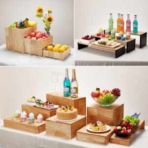 Kệ gỗ trưng bày quầy buffet-MOD033